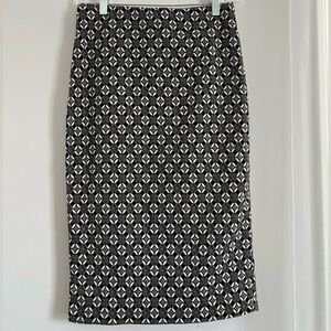 New York and company printed pencil skirt